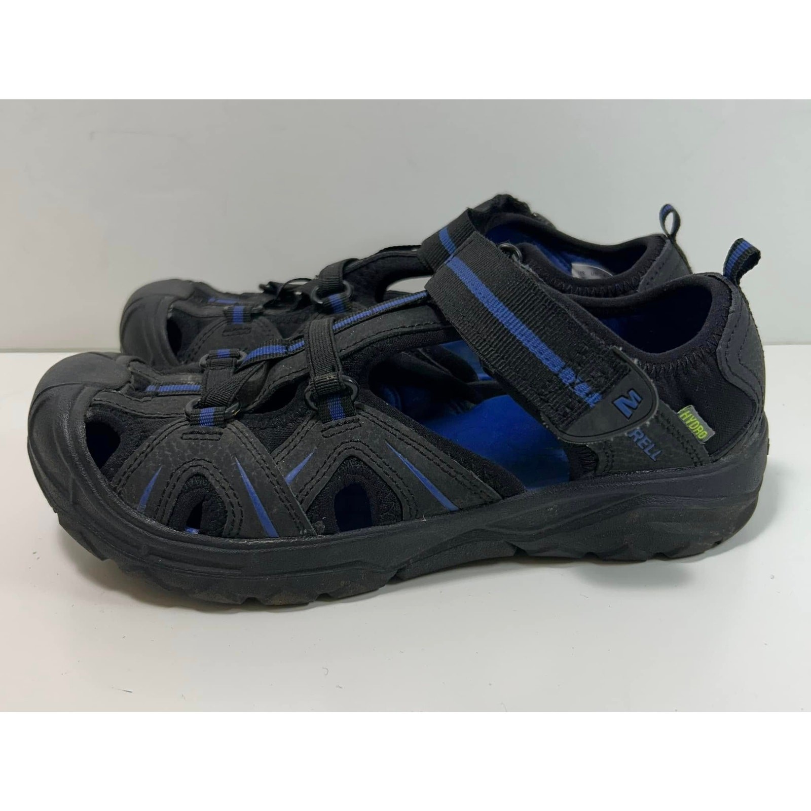 MERRELL Hydro Sandali Nero Cinturino Scarpe da Escursionismo Acqua Activewear Ragazzo 4