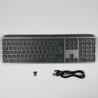 Logitech MX Keys Beleuchtete Kabellose Tastatur mit Bluetooth, USB-C - PC/Mac