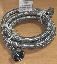 72'' STAINLESS STEEL CONNECTOR HOSE 3/4'' FGHT X 3/4 FGHT P-72CWH-12FG