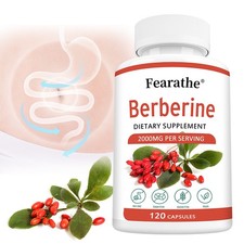 Berberin 2000 mg Kapsel Hochwirksam für Herz...