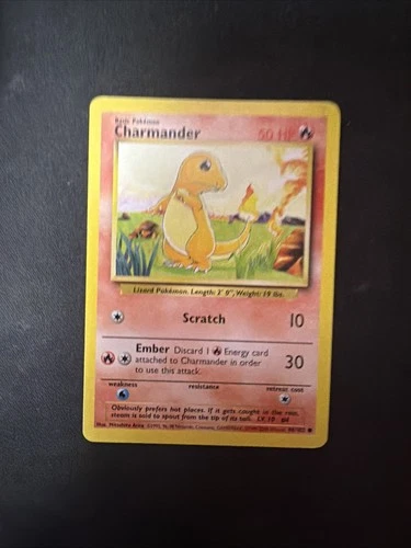 Charmander 46/102 - Pokemon TCG Base Set (1999) - Unlimited D53