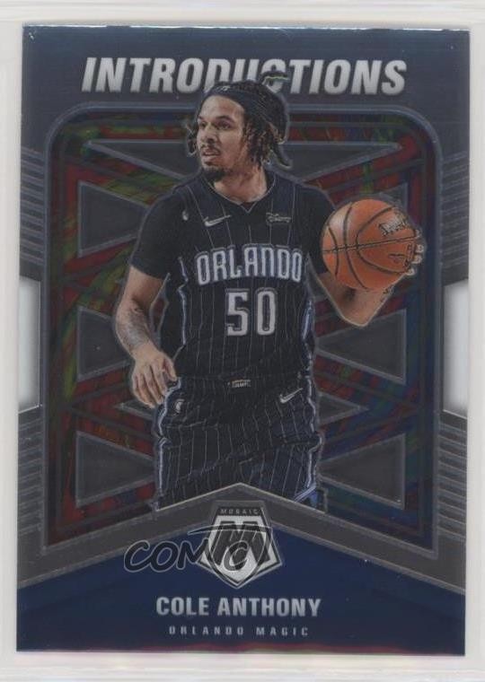2020-21 Panini Mosaic Introductions Cole Anthony #7 u5y