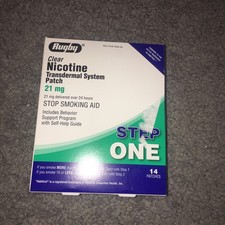 Rugby 21mg Nicotine Transdermal System Patch - 14 Count