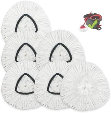 6 Pack Spin Mop Head Refill for Oceda Easywring 1 Tank Microfiber Floor Cleaning