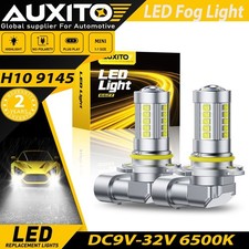 Auxito 9145 9140 H10 Led Fog Driving Light Bulbs Super White 40000lm 6500k 100w
