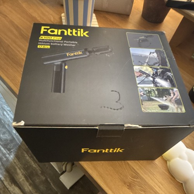 #ad Fanttik K100 Flip Portable Wireless Pressure Washer 174 PSI 5 in 1 Nozzle $30.00