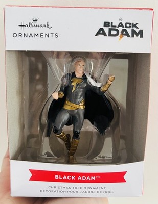 2023 Neu im Karton Hallmark Weihnachtsschmuck schwarz Adam DC Comics Dwayne Johnson