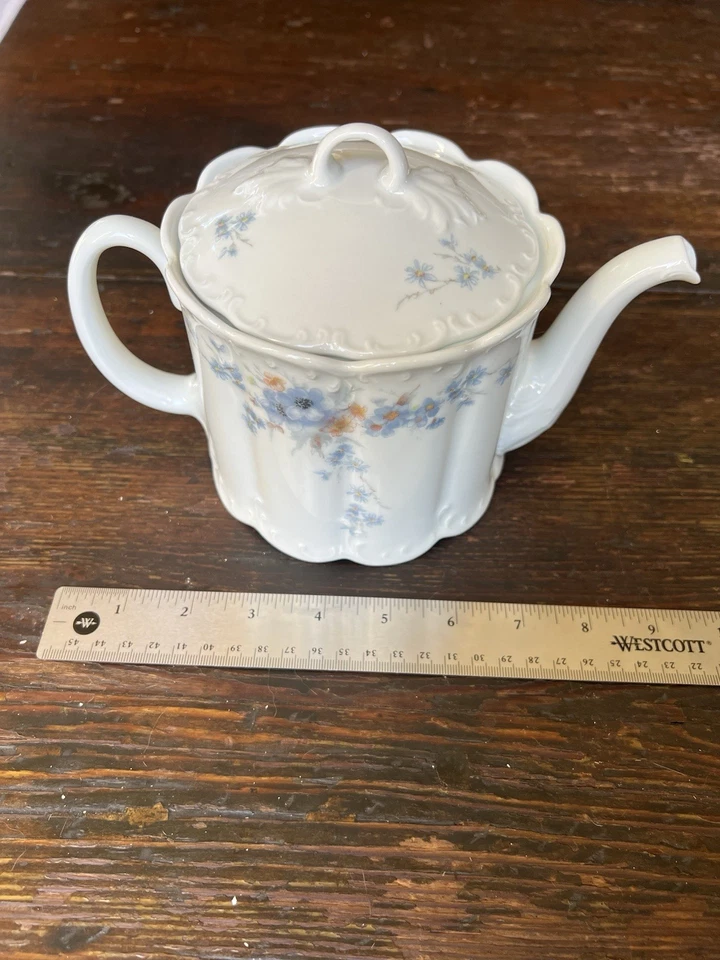 Rosenthal Monbijou茶壶,经典玫瑰蓝色 — 第 2/4 张图片