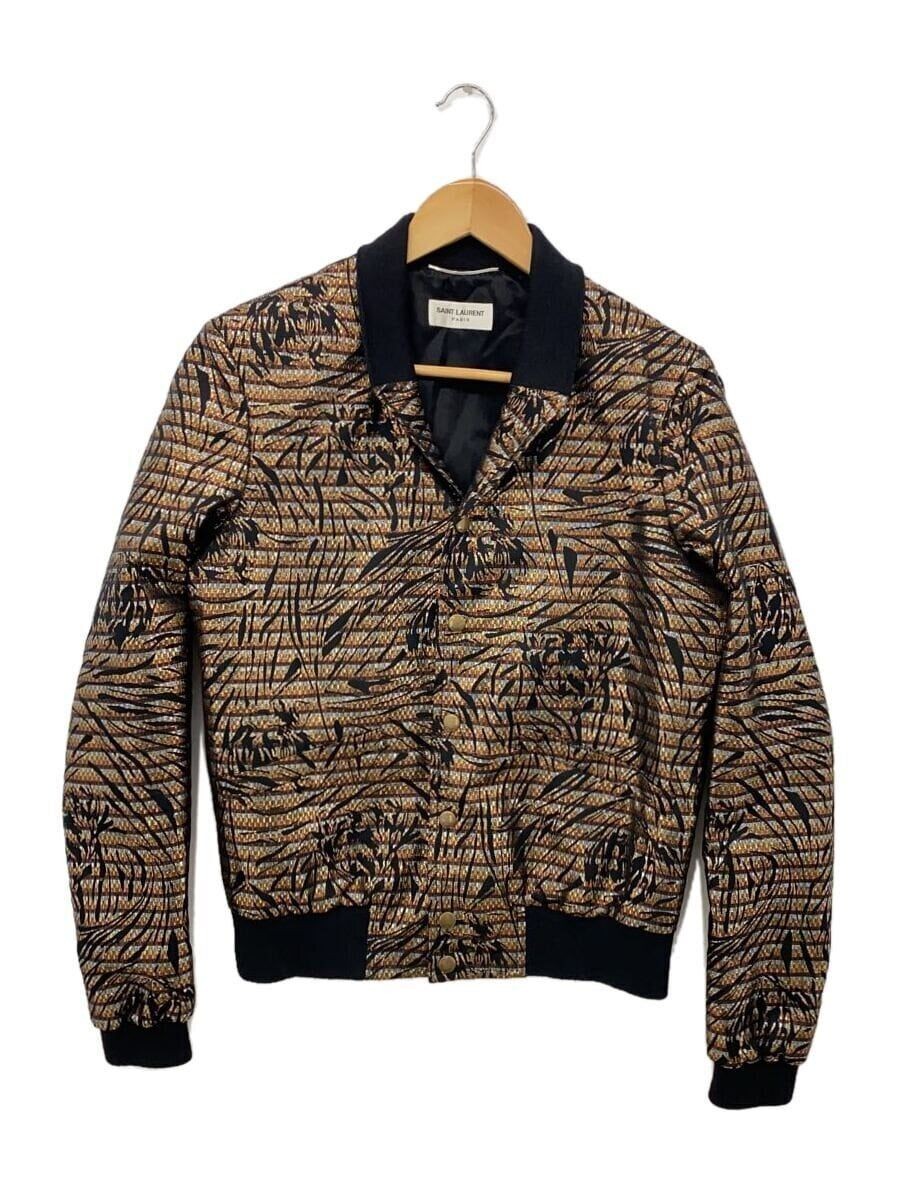SAINT LAURENT Y336S GIACCA VARSITY 18SS METALLIZZATA 44 POLIESTERE FANTASIA TOTALE