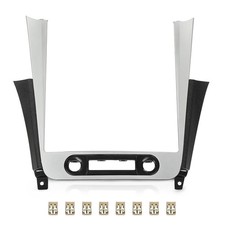  Dash Bezel Trim Vent, Compatible with Chevy Malibu 2008-2012, Silver