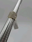 Vintage 925 Sterling Ring Signed with lab Grown Diamonds,  size 8