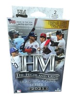 2021 The Highland Mint MLB Trading Coins Series 1 Hanger Box Factory Sealed