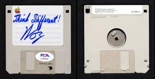 Steve Woz Wozniak SIGNED Apple HD High Density Disk + INSC MAC PSA AUTOGRAPHED