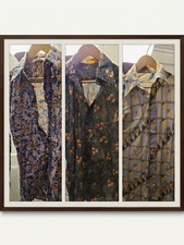 Lot of three HUKAPOO Vintage late 70's shirts 
