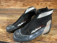 Alpina ST10 Nordic Cross Country Ski Boots Size EU39 US7 NNN bindings 3159