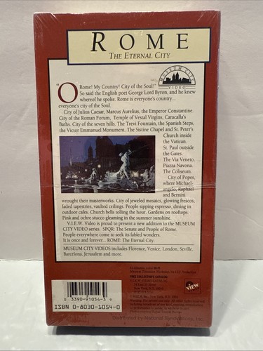 The eternal city Rome museum videos VHS - Picture 2 of 2