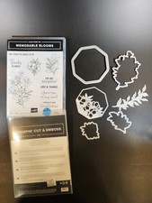 Stampin' Up Memorable Blooms stamp set with matching dies