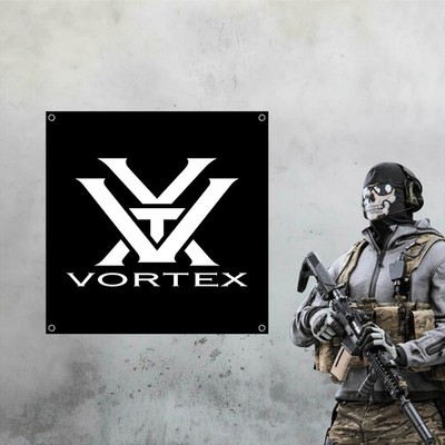 VORTEX OPTICS Vinyl Banner 36in x 36in - Mancave Gun Room Wall Art