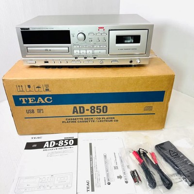 TEAC AD-850-SE CD Cassette Deck USB MP3 Recorder Player w/ Remote