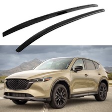 2pcs Roof Rail Racks Crossbar Side Rail Fits For Mazda Cx-5 Cx5 2017-2023 2024