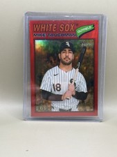 2026 Topps Heritage Mike Tauchman Chrome Red Refractor #/5 White Sox