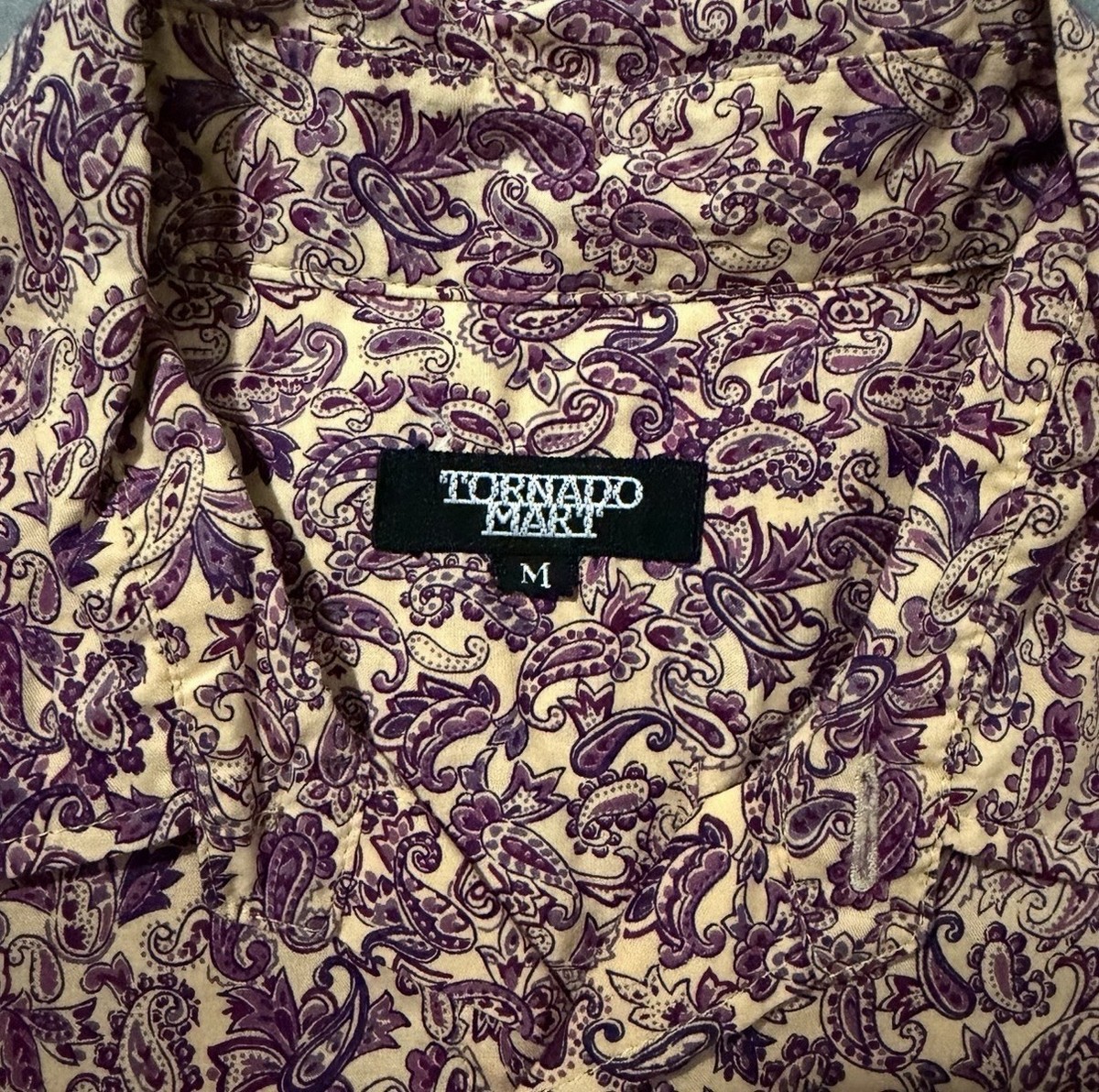 TORNADO MART Paisley Shirt 00s Y2K Made in Japan | eBay