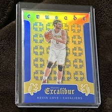 2015-16 Panini Excalibur Kevin Love Crusade 164/199 Gold NM Free Shipping