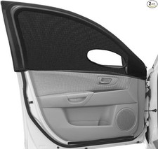 Window Shade, Breathable Mesh Privacy Protection Shade, Stretch W Color: Front