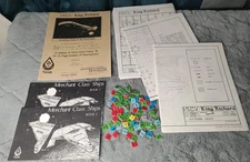 FASA King Richard 21 15mm DECK PLANS TRAVELLER MARTIAN METALS ISCV EUC