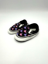 VANS Off the Wall Infant Whale Print Slip on Shoes Size 2