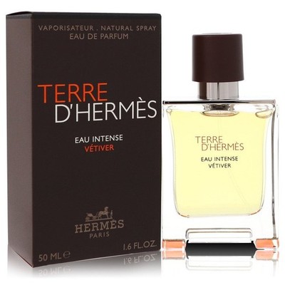 Hermes Terre D'hermes Eau Intense Vetiver Eau de Parfum Spray 1.7 oz for Men New