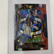 2025 Panini Select Concourse #27 Chimere Dike Red/Black Shock Prizm Rookie RC