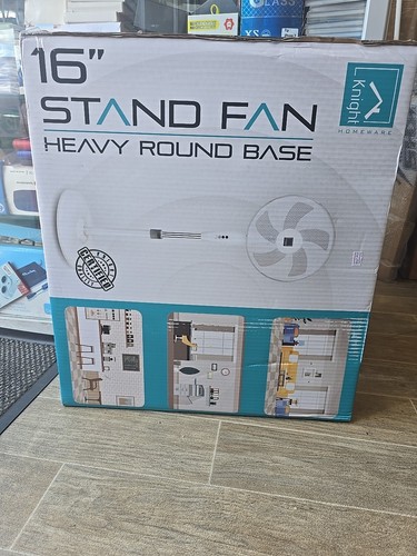 16 Stand Fan Heavy Round Base - Picture 4 of 6