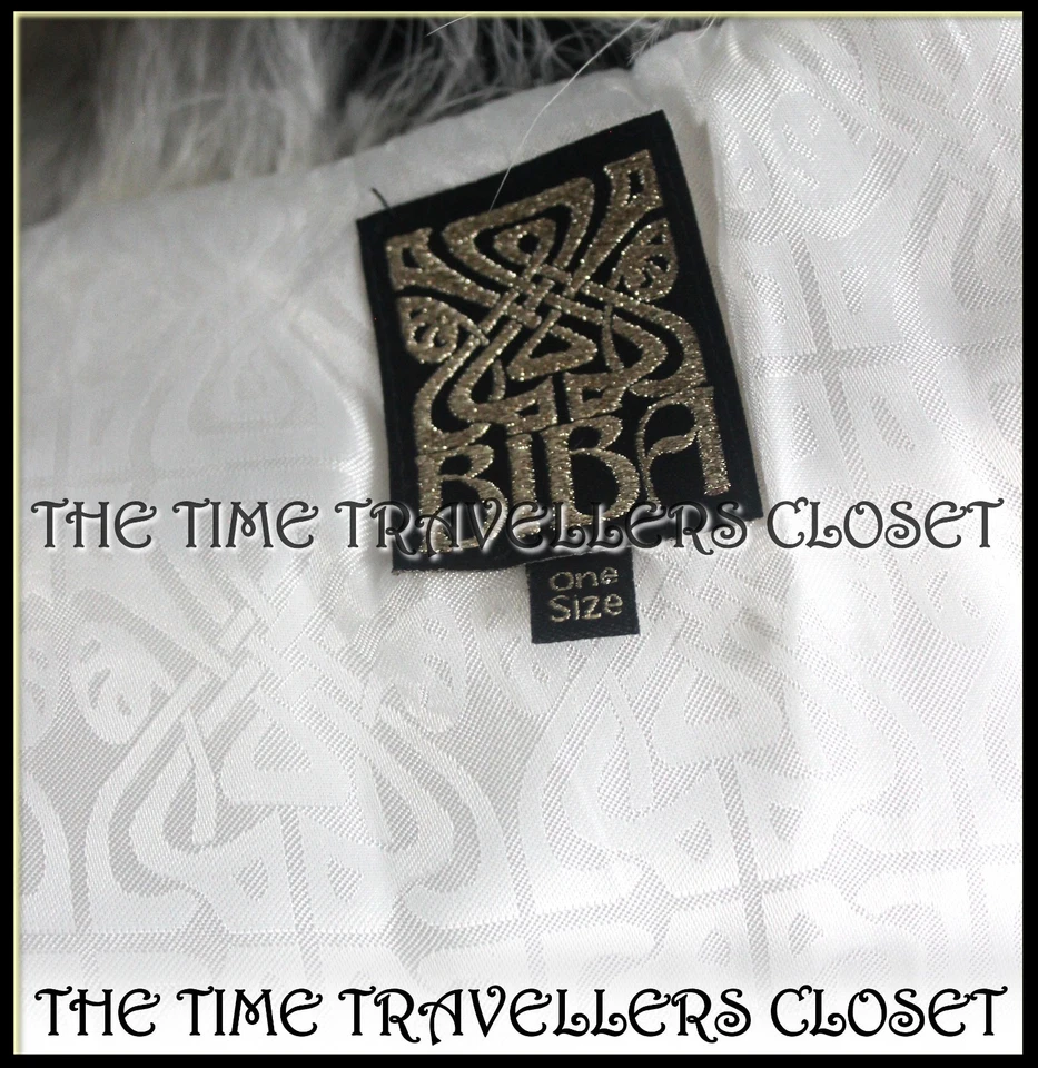 NEW BIBA Lottie Ivory Feather Cape Shawl Bolero Wedding Festival Party Free Size - Image 3 of 4