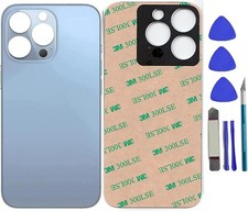 13 Pro Back Glass Replacement for iPhone 13 Rear Panel Blue