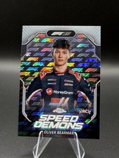 2025 Topps Chrome Logofractor F1 Oliver Bearman RC Speed Demons Refractor #SD-8