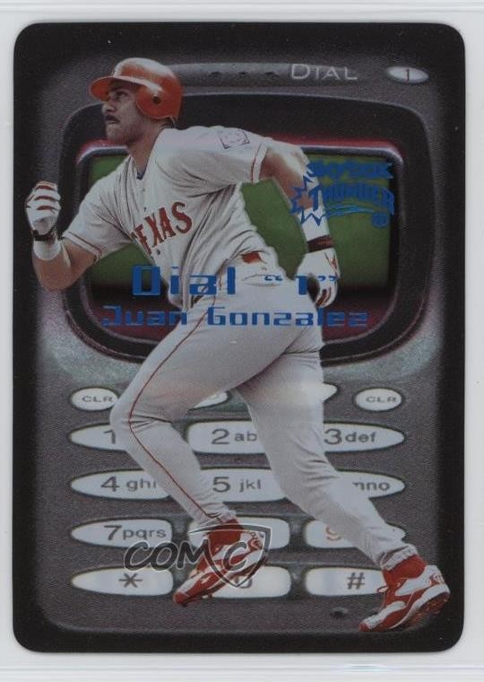 1999 Skybox Thunder Dial 1 Juan Gonzalez #2[D] 1nf5