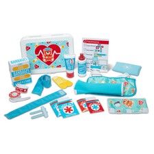 25 Piece First Aid Doctor Kit Play Set for Kids Pretend Play Ages 3 to 6