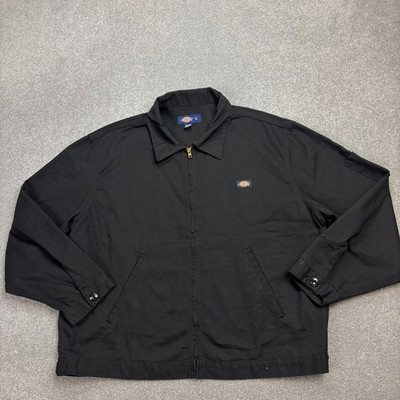 Dickies Jacke Erwachsene X Large schwarz Detroit Chore Canvas Ente Workwear Mantel Herren*
