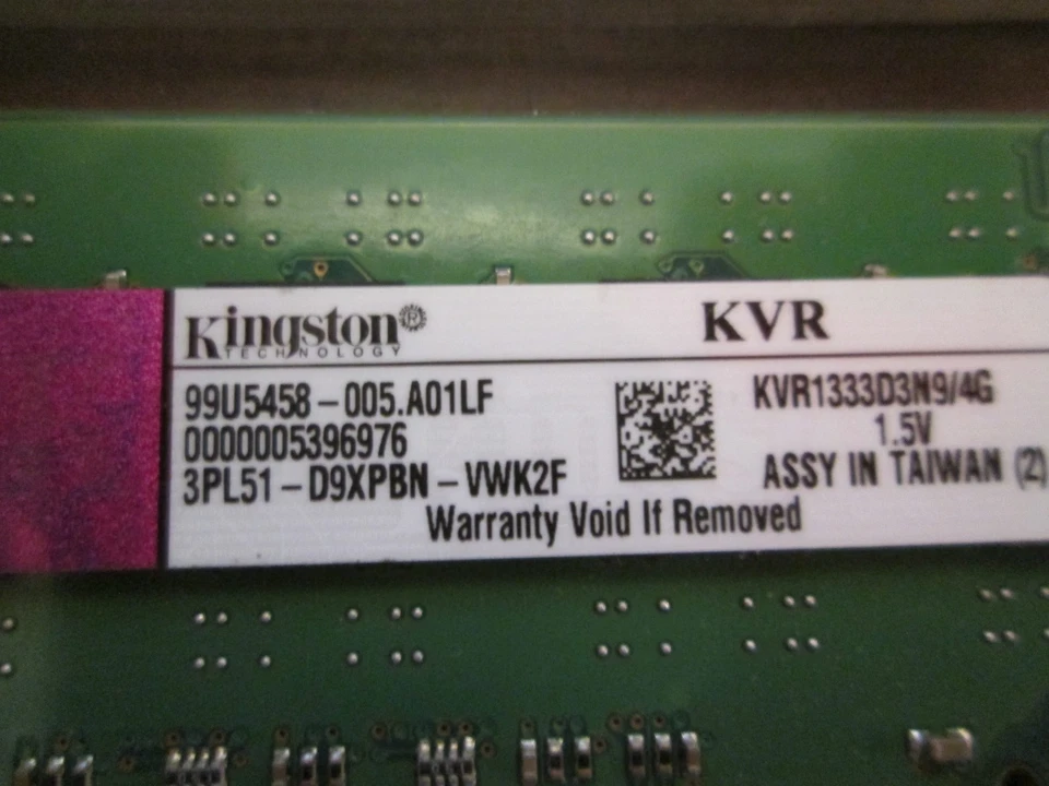 LOTE de 58 piezas de DDR3 PC3-12800U 4 GB RAM de escritorio surtido mfg'rs Foto 3 de 3