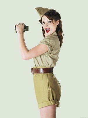 Stockbild 1 DVD US Girls in Old Fashion Style Bilder HD 2400 x 3200px
