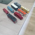 Dinky Budgie Greek Vintage Diecast & Plastic Single Deck Bus Group