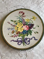 Vintage Springbok Circular Puzzle "Bouquet of Flowers" 1965 500 pcs-1 missing