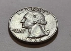 1961 Washington Quarter • 90% Silver • Circulated • X142