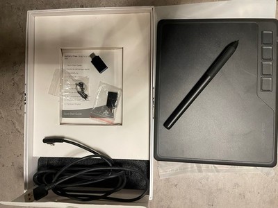 Gaomon S620 Grafiktablet Stift Battery Free 4 Tasten 16,5x10 cm mit OVP komplett