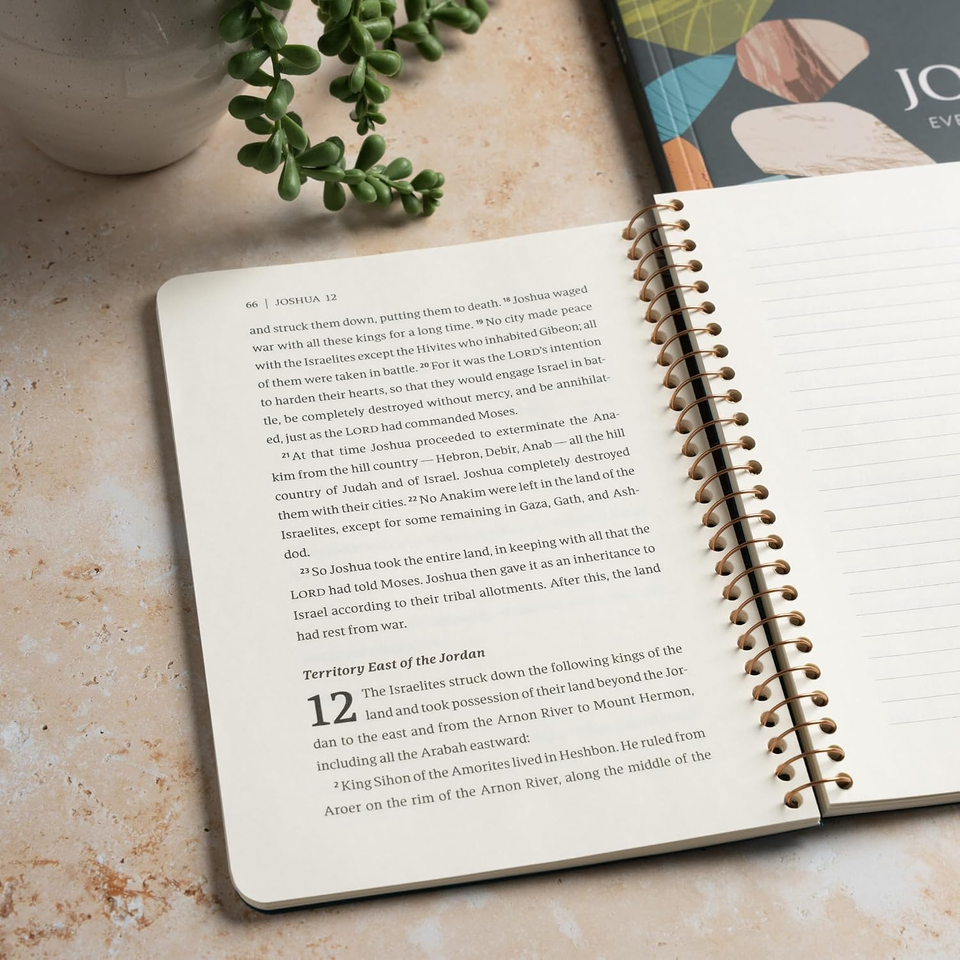 CSB Scripture Notebook, Joshua: Jen Wilkin Edition, Spiral-Bound, Black ...