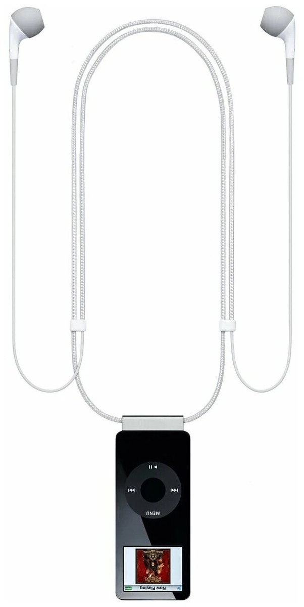 Boxed Apple iPod Nano Lanyard Headphones - 1st Generation