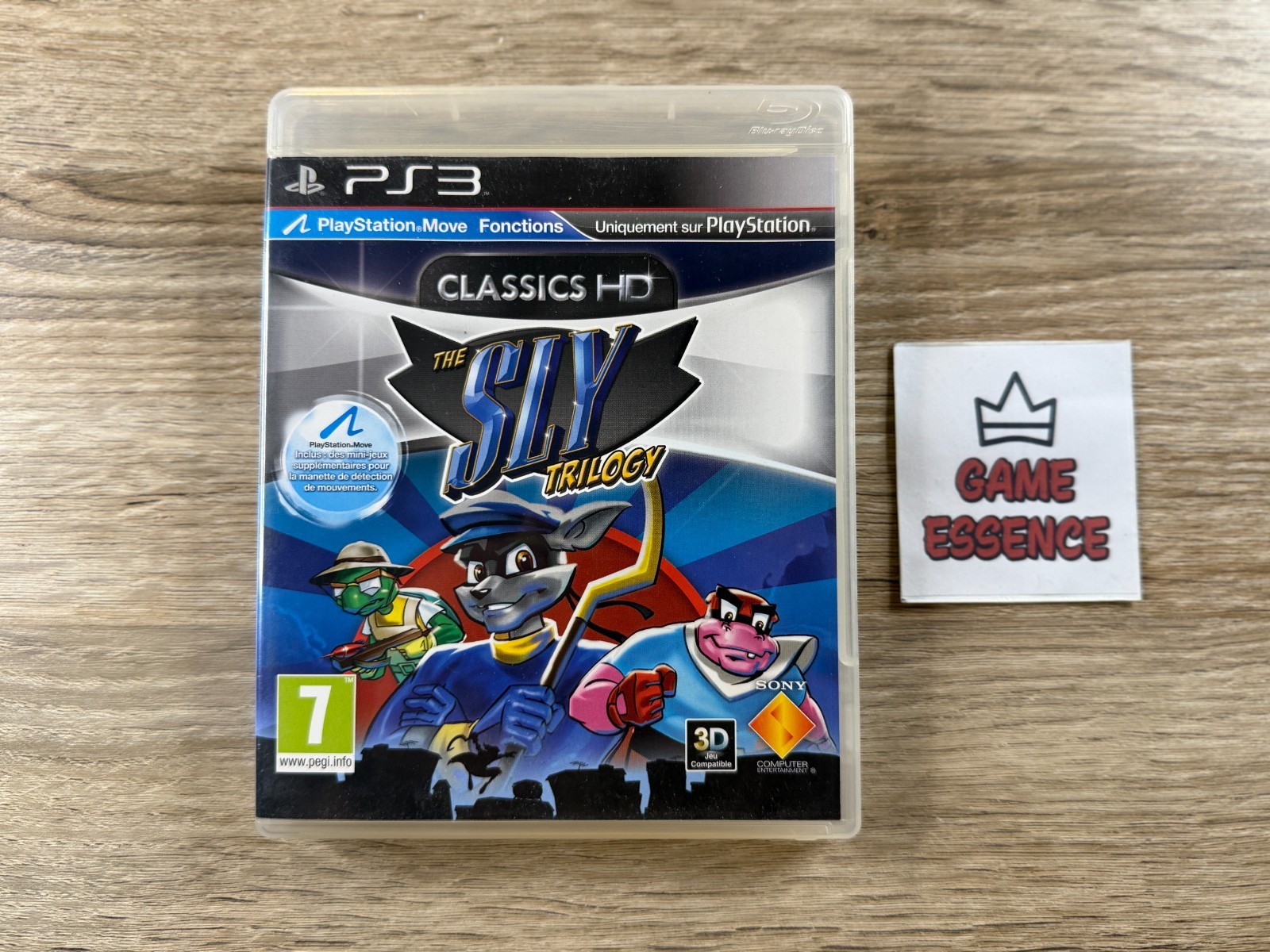 The Sly Trilogy PS3 Promo Disc Press PAL FR Sony PlayStation 3 Classics HD