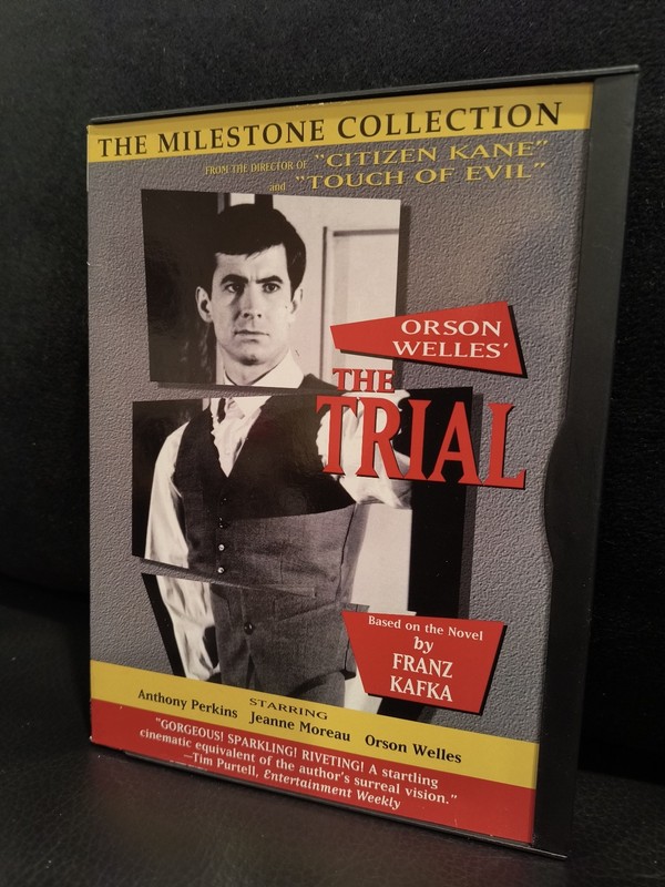 THE TRIAL - ORSON WELLES, ANTHONY PERKINS, JEANNE MOREAU - 1963 Milestone DVD