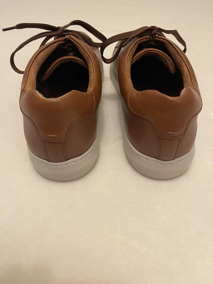 Kenneth Cole New York Mens Liam Sneaker Brown Leather Size 11 - Image 4 of 4
